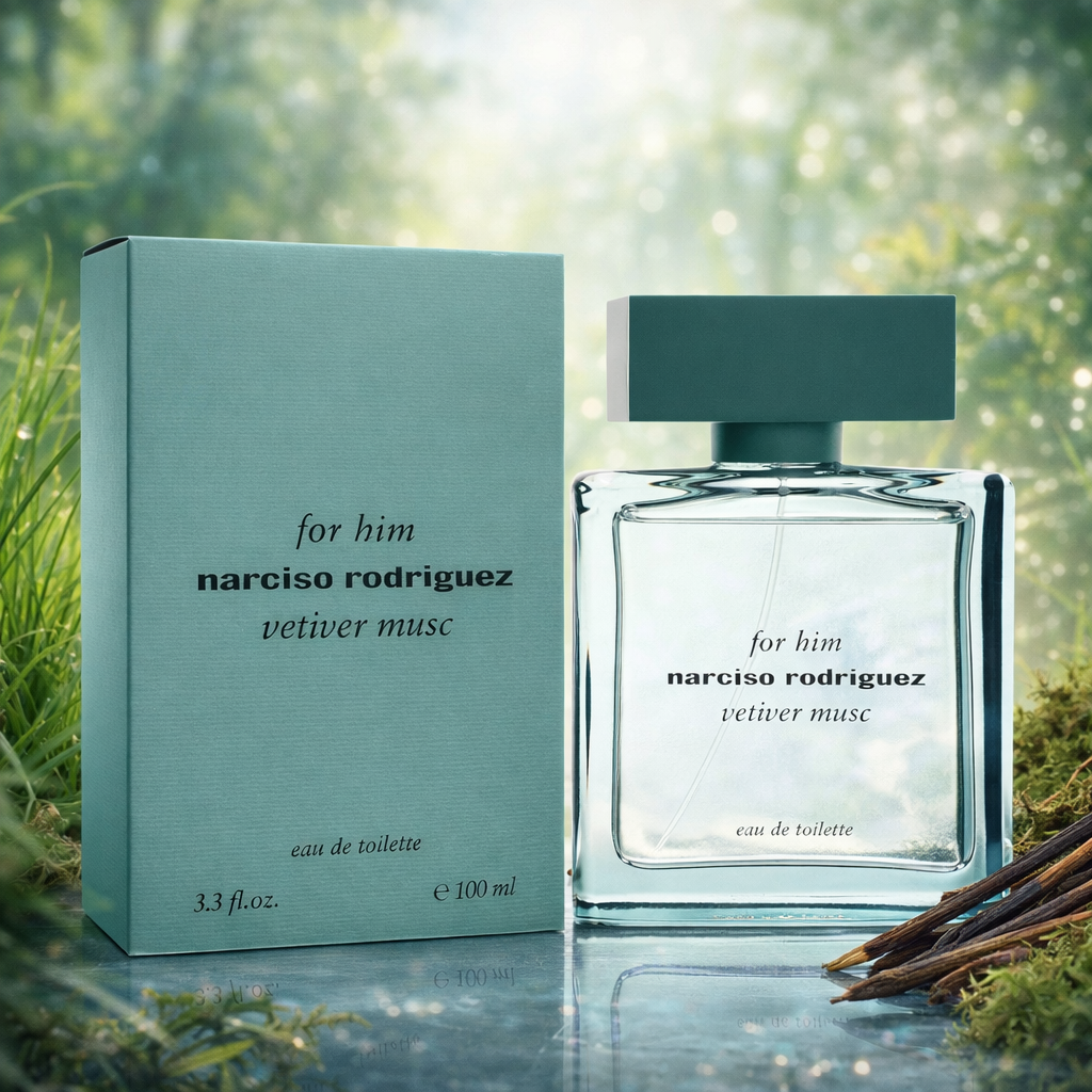Narciso Rodriguez For Him Vetiver Musc 3.3 oz Eau de Toilette